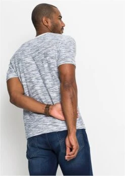 T-shirt à Col Henley, Manches Courtes -Rainbow Verkoopwinkel 19120625 LyQS6Pgw