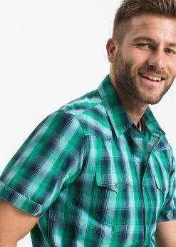 Chemise Manches Courtes Avec Poches Plaquées -Rainbow Verkoopwinkel 20046590 Evt4Nw69