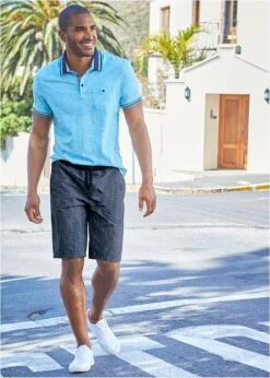 Polo Avec Poche Poitrine, Manches Courtes -Rainbow Verkoopwinkel 20050671 bGM1dcyW