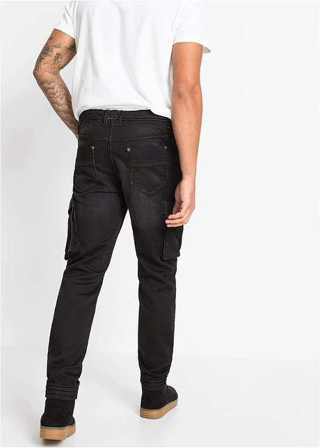 Rainbow Jean Cargo Slim Fit Straight à Enfiler 5 Rainbow Jean Cargo Slim Fit Straight à Enfiler - Afbeelding 3