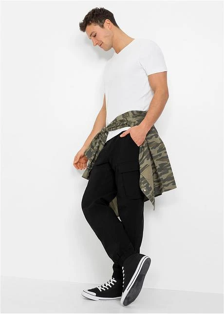 Rainbow Pantalon Regular Extensible Avec Poches Cargo, Straight 6 Rainbow Pantalon Regular Extensible Avec Poches Cargo, Straight - Afbeelding 4