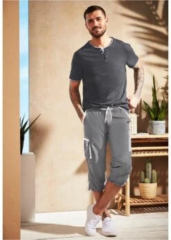 Pantalon 3/4 à Enfiler En Microfibre -Rainbow Verkoopwinkel 21054217 OlBxGC0F