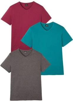 Lot De 3 T-shirts Col V -Rainbow Verkoopwinkel 21121870 UEPOLjXO