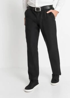 Pantalon Chino En Lin Avec Taille Confortable Regular Fit, Straight -Rainbow Verkoopwinkel 21310986 7PNlIUhm