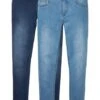 Lot De 2 Jeans Power Stretch Slim Fit, Tapered -Rainbow Verkoopwinkel 22000334 mZutGTjd