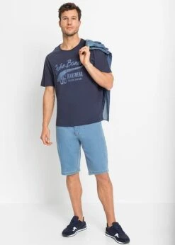 Lot De 2 Bermudas En Jean Extensibles Coupe Confort, Regular -Rainbow Verkoopwinkel 22036819 l2ua5vPh