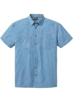 Rainbow Chemise En Jean à Manches Courtes, Loose Fit -Rainbow Verkoopwinkel 22039868 A9ACLjuk