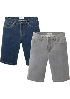 Lot De 2 Bermudas En Jean Extensibles Coupe Confort, Regular -Rainbow Verkoopwinkel 22041271 LeH75cvg
