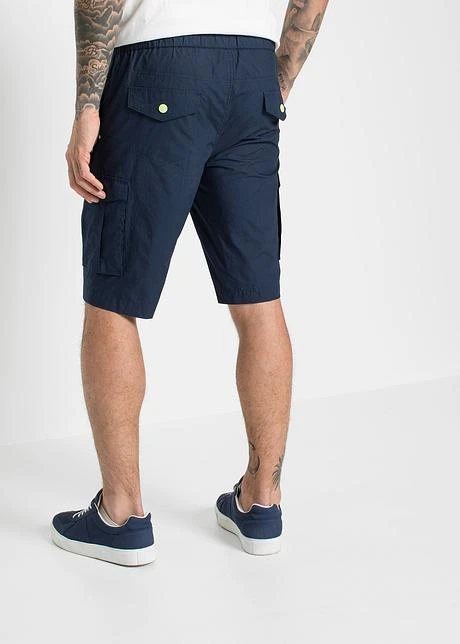 Bermuda Cargo Paper Touch, Regular Fit 5 Bermuda Cargo Paper Touch, Regular Fit - Afbeelding 3