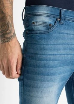 Bermuda En Jean Extensible Avec Entrejambe Renforcé, Regular Fit -Rainbow Verkoopwinkel 22068261 PeV8nkGd