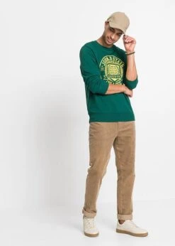 Pantalon Velours Côtelé Extensible Classic Fit, Tapered -Rainbow Verkoopwinkel 22145026 oV7KJGtQ