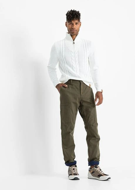 Pantalon Thermo Extensible Avec Poches Cargo Regular Fit, Straight 6 Pantalon Thermo Extensible Avec Poches Cargo Regular Fit, Straight - Afbeelding 4