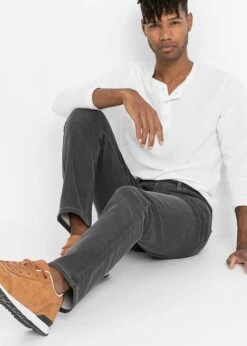 Lot De 2 Jeans Thermo Regular Fit à Taille Extensible, Straight -Rainbow Verkoopwinkel 22162843 r7TB1gir