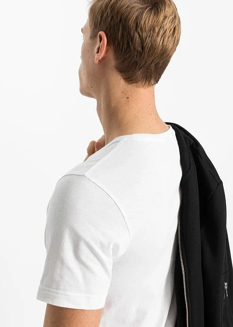 Lot De 5 T-shirts Col V 7 Lot De 5 T-shirts Col V - Afbeelding 5