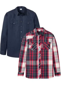 Lot De 2 Chemises Manches Longues