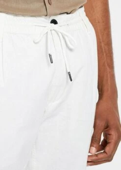 Pantalon Chino En Lin Majoritaire Avec Taille Extensible Regular Fit, Straight -Rainbow Verkoopwinkel 23016232 2uzAtC3j