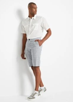 Bermuda Chino En Lin Majoritaire Regular Fit -Rainbow Verkoopwinkel 23016248 dc9llPoq