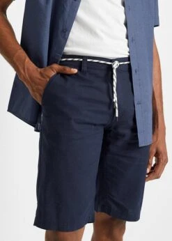 Bermuda Chino Avec Lin Majoritaire Et Cordon, Regular Fit 14 Bermuda Chino Avec Lin Majoritaire Et Cordon, Regular Fit -Rainbow Verkoopwinkel 23016449 iWL1Vk1f