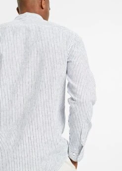 Chemise Manches Longues En Lin Majoritaire Avec Manches Retroussables -Rainbow Verkoopwinkel 23016469 4omeW1Fh