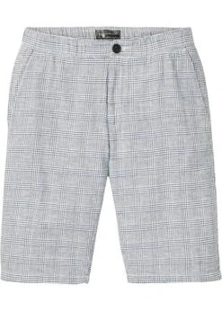 Bermuda Chino En Lin Majoritaire Regular Fit