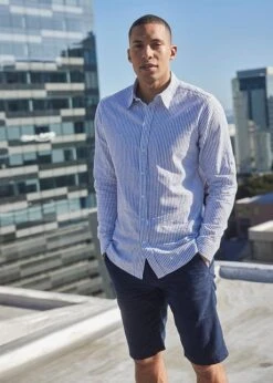 Bermuda Chino Avec Lin Majoritaire Et Cordon, Regular Fit 15 Bermuda Chino Avec Lin Majoritaire Et Cordon, Regular Fit -Rainbow Verkoopwinkel 23029406 iDdMdHay