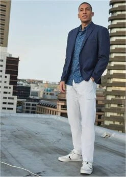 Pantalon Cargo En Lin Majoritaire Regular Fit, Straight 15 Pantalon Cargo En Lin Majoritaire Regular Fit, Straight -Rainbow Verkoopwinkel 23029432 YkbhN9Tv