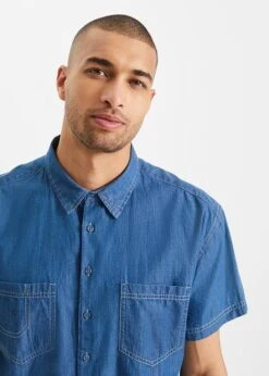 Rainbow Chemise En Jean à Manches Courtes, Loose Fit -Rainbow Verkoopwinkel 23030801 qUs0Iw6i