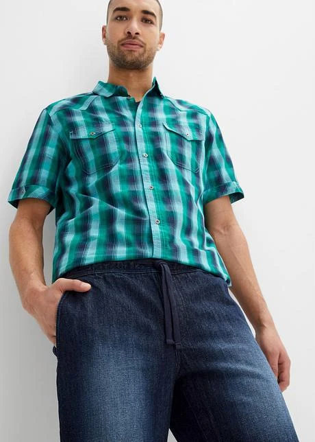 Lot De 2 Bermudas En Jean Avec Taille élastiquée, Regular Fit 7 Lot De 2 Bermudas En Jean Avec Taille élastiquée, Regular Fit - Afbeelding 5