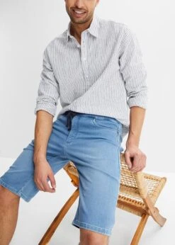 Bermuda En Jogg-jean Confort Pour Le Ventre, Regular Fit -Rainbow Verkoopwinkel 23042263 JRadL5HE