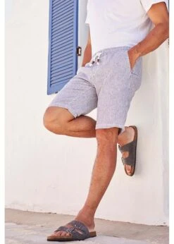 Bermuda En Lin Mélangé, Regular Fit -Rainbow Verkoopwinkel 23043306 nESmhjfy