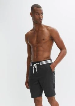 Bermuda De Plage En Polyester Recyclé Avec Taille Côtelée -Rainbow Verkoopwinkel 23065747 oO1K39B5