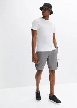 Bermuda Cargo Microfibre Avec Taille Extensible -Rainbow Verkoopwinkel 23067496 WT1tnrA7