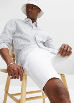 Bermuda En Jean Extensible, Classic Fit -Rainbow Verkoopwinkel 23068674 NGw8uIMo