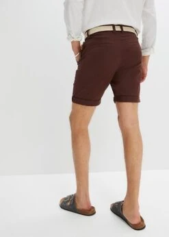 Bermuda Chino Extensible Avec Ceinture, Regular Fit -Rainbow Verkoopwinkel 23072500 4WtJdUjP