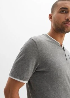 Lot De 2 T-shirts Col Tunisien, Manches Courtes 12 Lot De 2 T-shirts Col Tunisien, Manches Courtes -Rainbow Verkoopwinkel 23077838 x0LjI4gN