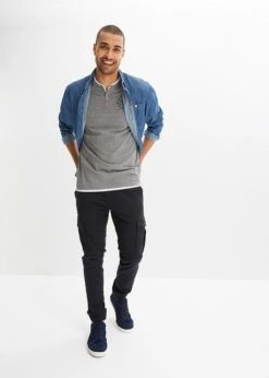 Lot De 2 T-shirts Col Tunisien, Manches Courtes 11 Lot De 2 T-shirts Col Tunisien, Manches Courtes -Rainbow Verkoopwinkel 23077841 2vIZ3KoJ