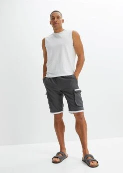 Rainbow Bermuda Cargo Taille Extensible, Regular Fit -Rainbow Verkoopwinkel 23082250 J4EHFM4a