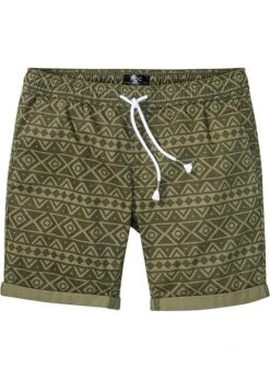 Bermuda à Taille Extensible, Regular Fit