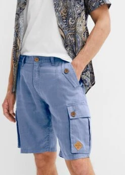 Bermuda Cargo En Lin, Loose Fit -Rainbow Verkoopwinkel 23084638 EcAvAjLJ