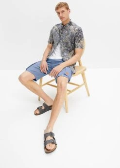 Bermuda Cargo En Lin, Loose Fit -Rainbow Verkoopwinkel 23084639 VCsIJRgJ