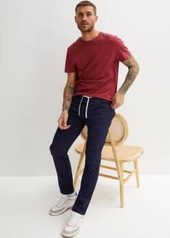 Pantalon Extensible Regular Fit Coupe Confort Pour Le Ventre, Straight -Rainbow Verkoopwinkel 23095906 OmkkDncC