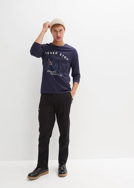 Pantalon Fonctionnel Avec Taille Confortable, Regular Fit 6 Pantalon Fonctionnel Avec Taille Confortable, Regular Fit - Afbeelding 4