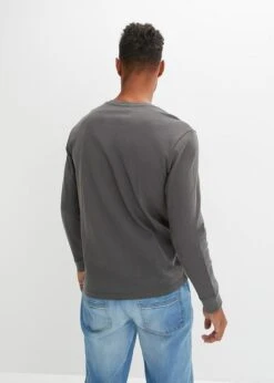 T-shirt Col Henley, Manches Longues -Rainbow Verkoopwinkel 23144810 gyXzK5wd