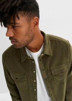 Chemise Manches Longues En Velours Côtelé, Loose Fit -Rainbow Verkoopwinkel 23144853 5BX7j3Ak