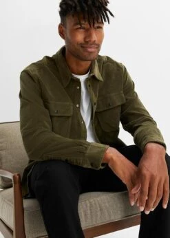 Chemise Manches Longues En Velours Côtelé, Loose Fit -Rainbow Verkoopwinkel 23144854 iErPABYB