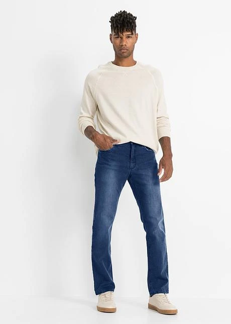 Jean Extensible Regular Fit Coupe Confort, Straight 6 Jean Extensible Regular Fit Coupe Confort, Straight - Afbeelding 4