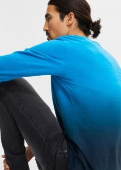 Rainbow T-shirt Manches Longues Avec Dégradé De Couleur, Slim Fit 12 Rainbow T-shirt Manches Longues Avec Dégradé De Couleur, Slim Fit -Rainbow Verkoopwinkel 23163253 Cwje96XD