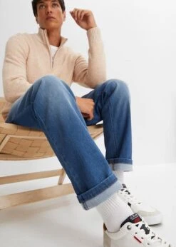 Jean Extensible Thermo Loose Fit, Straight -Rainbow Verkoopwinkel 23166737 owJhZiTn