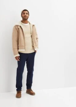 Pantalon Chino Thermo Extensible Regular Fit, Straight -Rainbow Verkoopwinkel 23168528 OV96vk8T