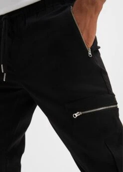 Rainbow Pantalon Taille Extensible Regular Fit Avec Zips, Tapered -Rainbow Verkoopwinkel 23171681 WfDQhEPN